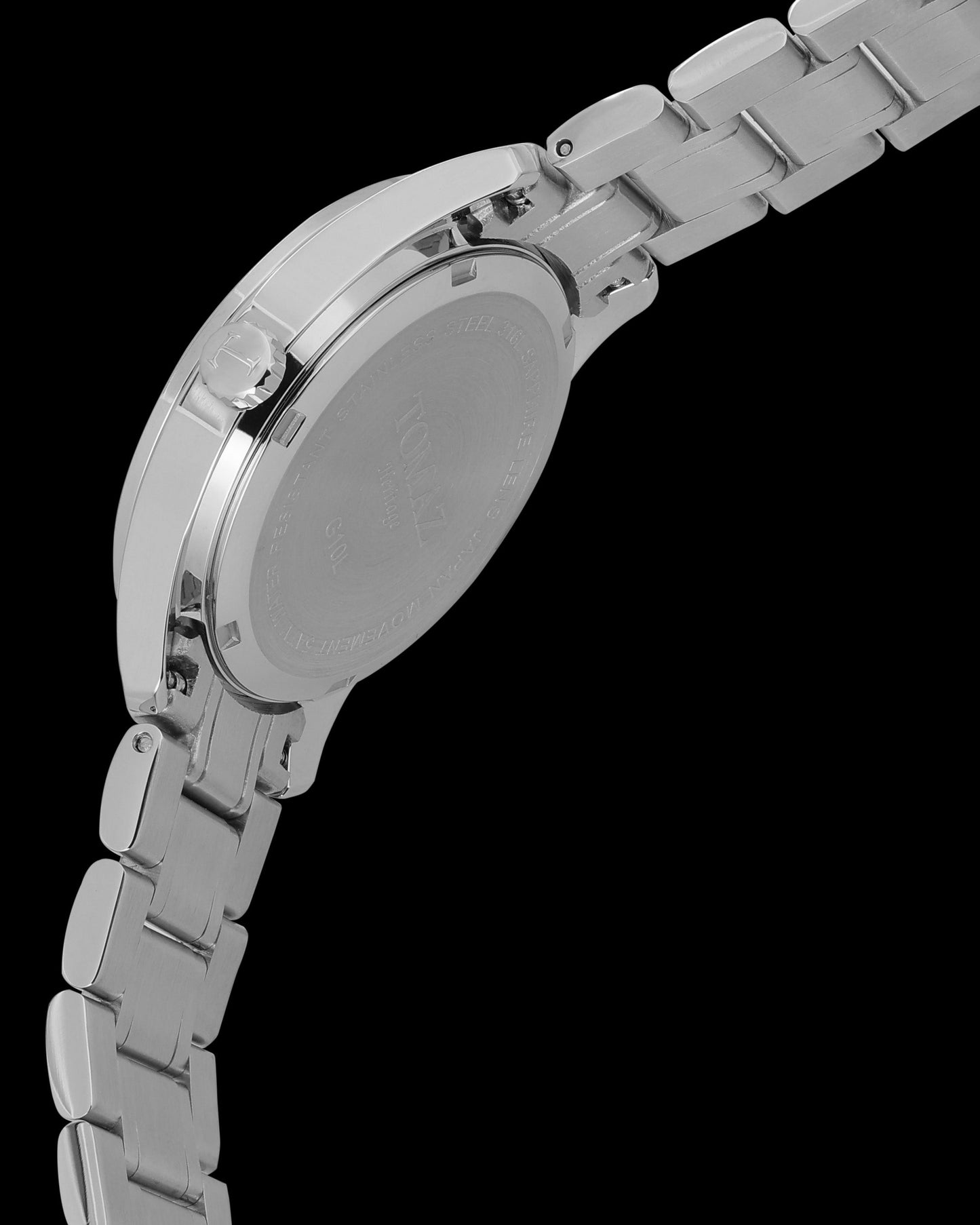 Tomaz G10L-CD2 Moon Phase (Silver) with Silver Stainless Steel