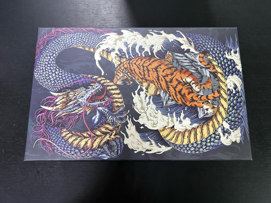 Tomaz TWBB11 Dragon & Tiger Watch Box (Black/Blue)